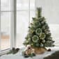 Puleo Pre-Lit 2ft. Tan Sac Artificial Christmas Tree - image 2
