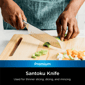 Ninja® Foodi Premium 2pc. Chef and Santoku Knife Set - image 6