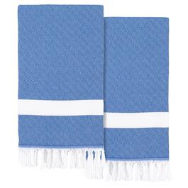 Linum Home Textiles Diamond Pestemal Beach Towel - Set of 2