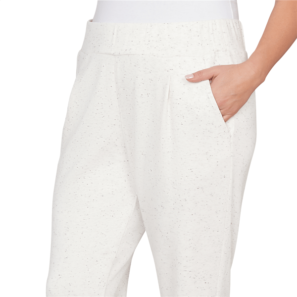 Plus Size Ruby Rd. Jetsetter Ultra Soft Knit Cuffed Sweatpants
