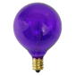 Northlight 25ct. G50 Purple Replacement Christmas Bulbs - image 1