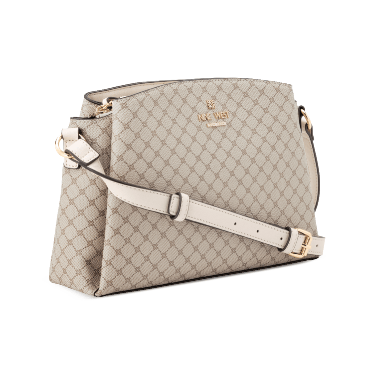 Nine West Luela Geometric Triple Compartment Crossbody