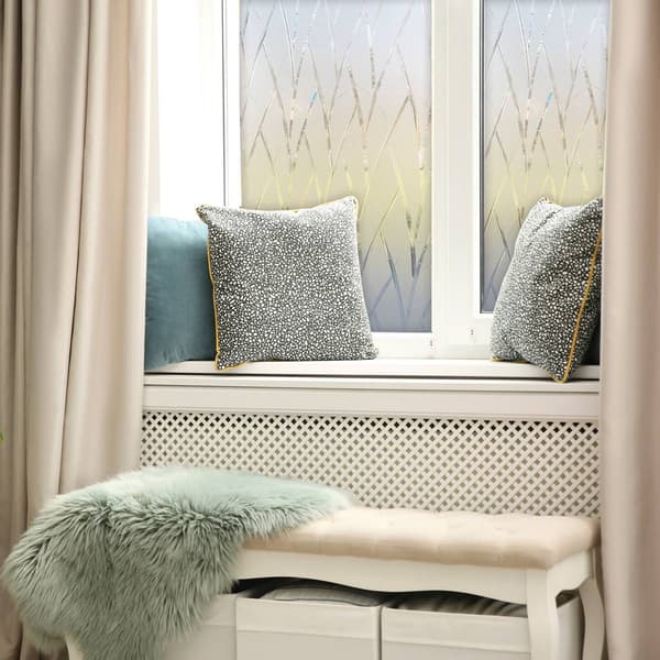 RoomMates&#174; Transparent Bamboo Privacy Window Film