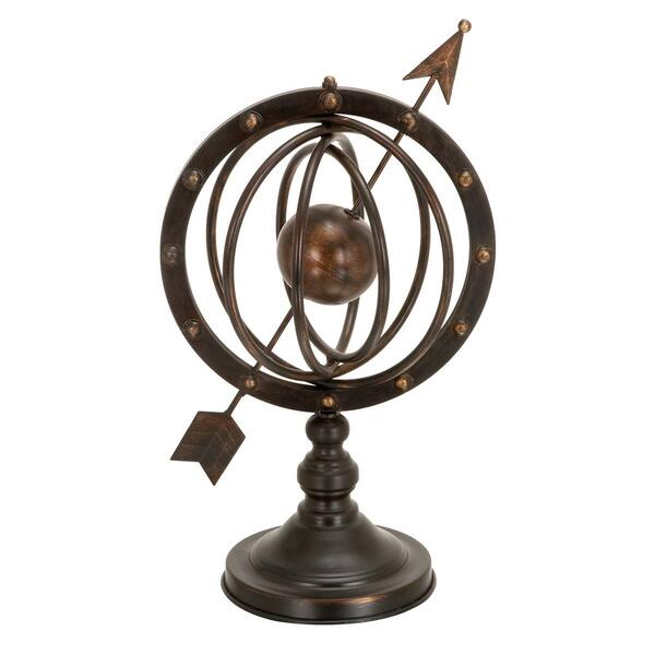 9th & Pike&#40;R&#41; Metal Armillary Sphere Sculpture - image 