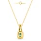 Gemstone Classics™ Created Emerald Lab Grown Diamond Pendant - image 2