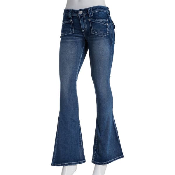Juniors Almost Famous&#8482; En Route Low Rise Flare Jeans