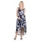 Plus Size 24/7 Comfort Apparel Sleeveless Maternity Hi Low Dress - image 1