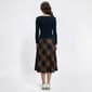 Womens Connected Apparel Plaid Mock Two In One Sweater Dress - image 4