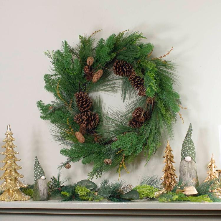 Northlight Seasonal 32in. Pine Cone Artificial Christmas Wreath
