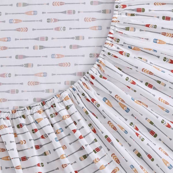 Eddie Bauer Canoe Lake Paddle Cotton Percale Sheet Set