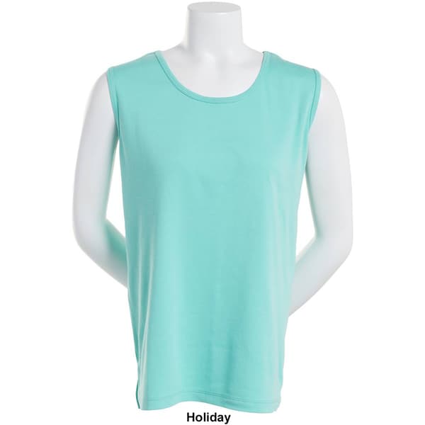 Womens Hasting &amp; Smith Basic Solid Round Neck Tank Top