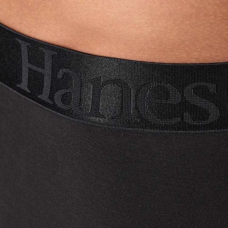 Mens Hanes® Originals 3pk. Supersoft Boxer Briefs - Black