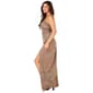 Juniors Emerald Sundae Super Shine Surplice Ruched Sheath Dress - image 4