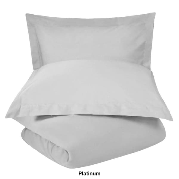 Superior 300TC Cotton Percale Duvet Cover Set