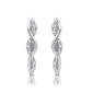 Nova Star&#174; 1/10ctw. Lab Grown Diamond Twisted Hoop Earrings - image 3