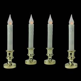 Northlight Seasonal Set of 4 LED Window Christmas Candle