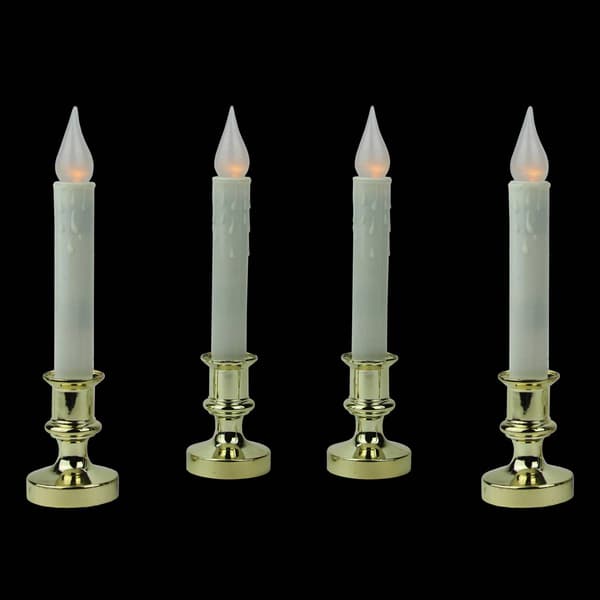 Northlight Seasonal Set of 4 LED Window Christmas Candle