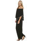 Womens MSK Off Shoulder Rhinestone Trim Jumpsuit - image 3