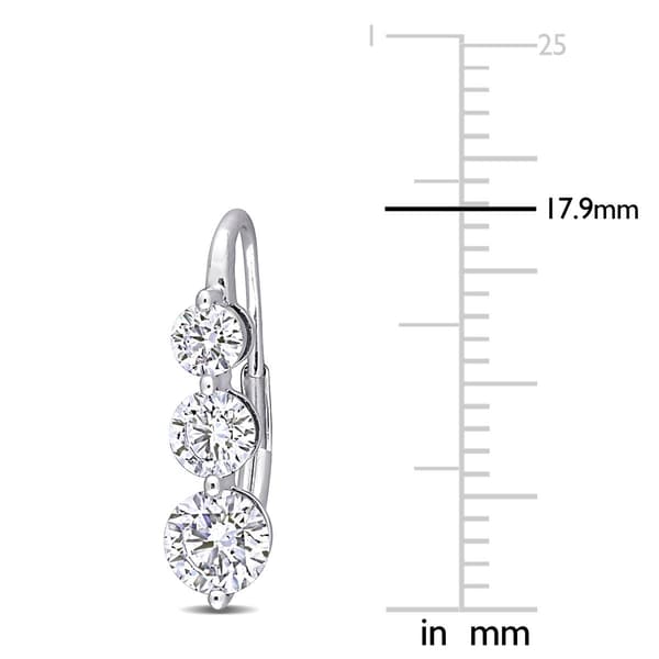 14kt Gold 1 3/4ctw. Lab Grown Diamond Earrings