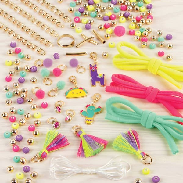 Make It Real™ Neo-Brite Chains & Charms Bracelet Kit