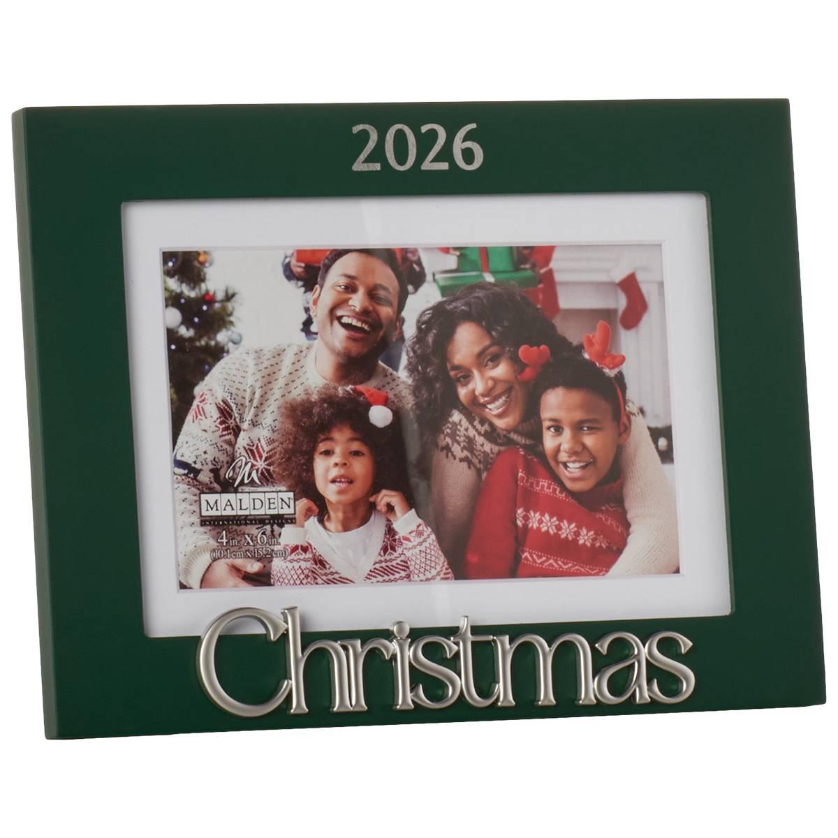 Malden Green Merry Christmas Frame - 4x6
