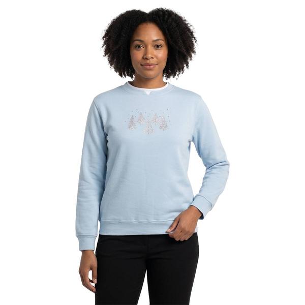 Womens Hasting & Smith Long Sleeve Embroidered Tree Sweatshirt - image 