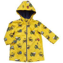 Toddler Boy iXtreme Construction Print Rain Jacket