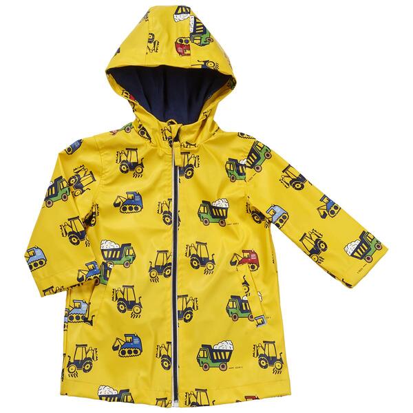 Toddler Boy iXtreme Construction Print Rain Jacket - image 
