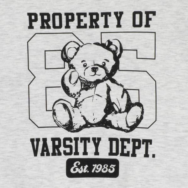 Girls &#40;7-16&#41; Tween Diva Varsity Bear Sweatshirt & Pleated Skort