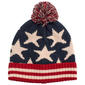 Mens Modena Americana Flag Knit Hat - image 1