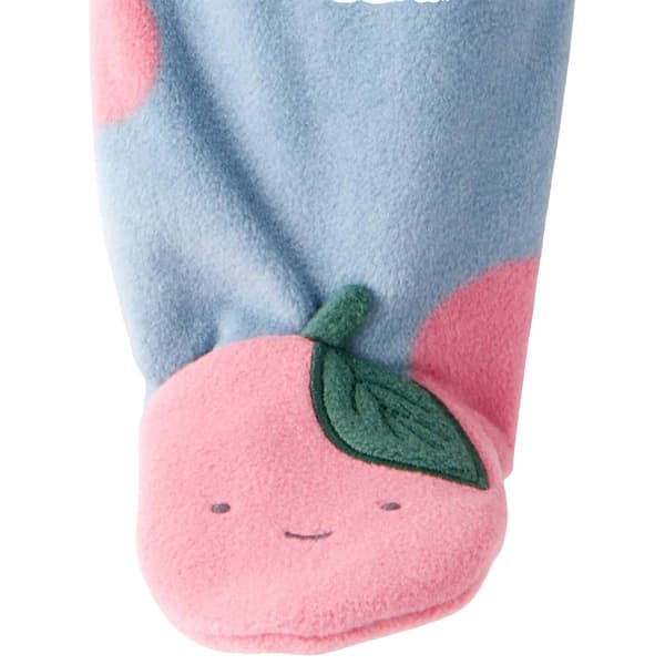 Baby Girl &#40;NB-9M&#41; Carter''s&#174; Peaches Microfleece Sleeper