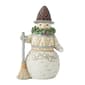 Jim Shore Woodland Glen Snowman Pinecone Hat Christmas Figurine - image 1