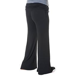 Womens Due Time Fold Over Side Cinch Maternity Palazzo Pants