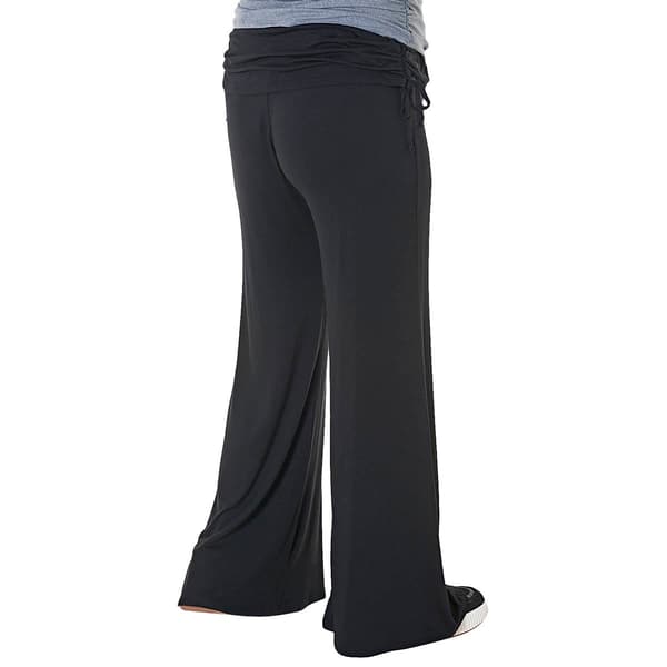 Womens Due Time Fold Over Side Cinch Maternity Palazzo Pants
