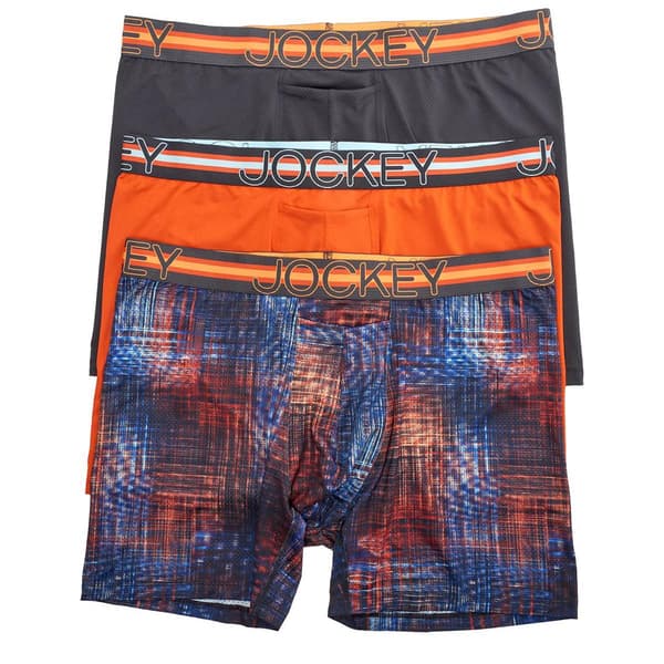 Mens Jockey(R) 3pk. Stability Pouch Long Leg Boxer Briefs - image 