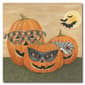 Courtside Market Funny Pumpkins Wall Art - 16x16 - image 1