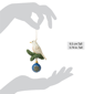 Jim Shore Heartwood Creek Blue & Gold Dove Christmas Ornament - image 5