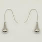 Ashley Cooper(tm) Silver Teardrop Orb Polished Drop Earrings - image 1