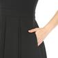 Womens White Mark Solid Fit and Flare Dress - image 4