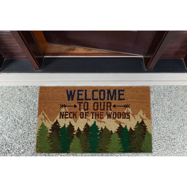 Design Imports Welcome Woods Doormat