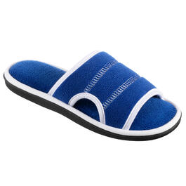Womens Isotoner Micro Terry Vented Slide Slippers