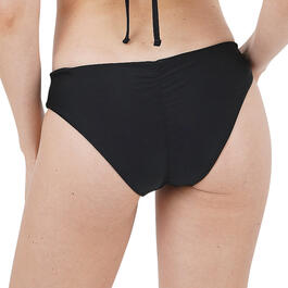 Juniors Cyn &amp; Luca Ruched Back Solid Swim Bottoms