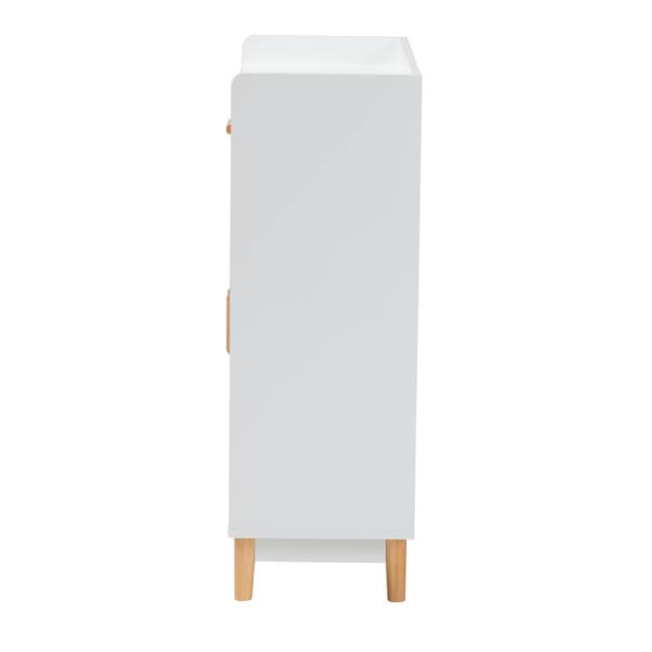 Baxton Studio Russell Two-Tone Wood 2-Door Sideboard