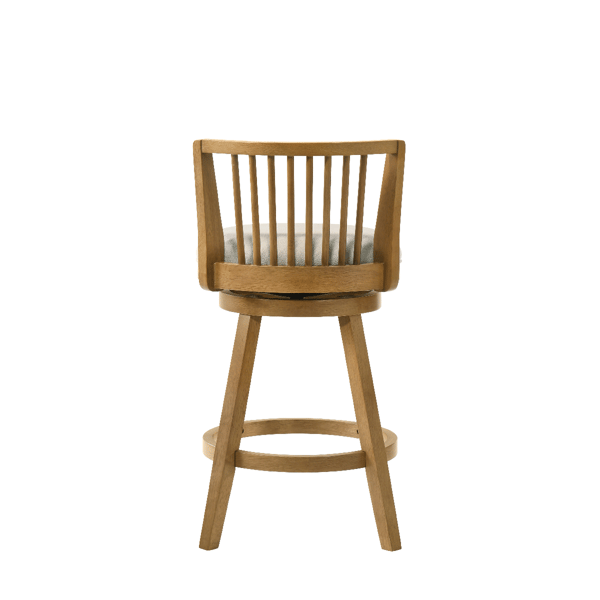 Armen Living Harper 30in. Amber Glow Bar Height Bar Stool