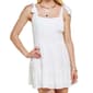 Juniors Trixxi Smock V-Waist Tie Shoulder Sundress - image 4