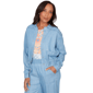 Petite Alfred Dunner Beachcomber Snap Button Denim Jacket - image 3