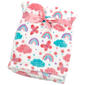 Baby Elements Butterflies & Rainbows Soft Plush Blanket - image 1