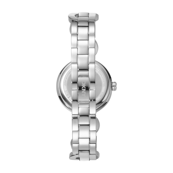 Womens DKNY Open Link Pink Dial Bracelet Watch DK1L162M0025