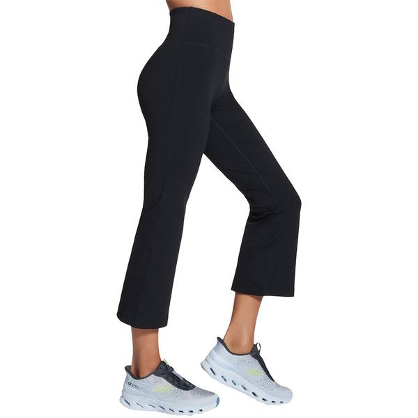Womens Skechers GO WALK Pull On Kick Flare Capris