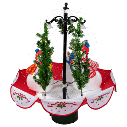 Northlight LED Musical Snowmen in Umbrella Base Christmas Décor
